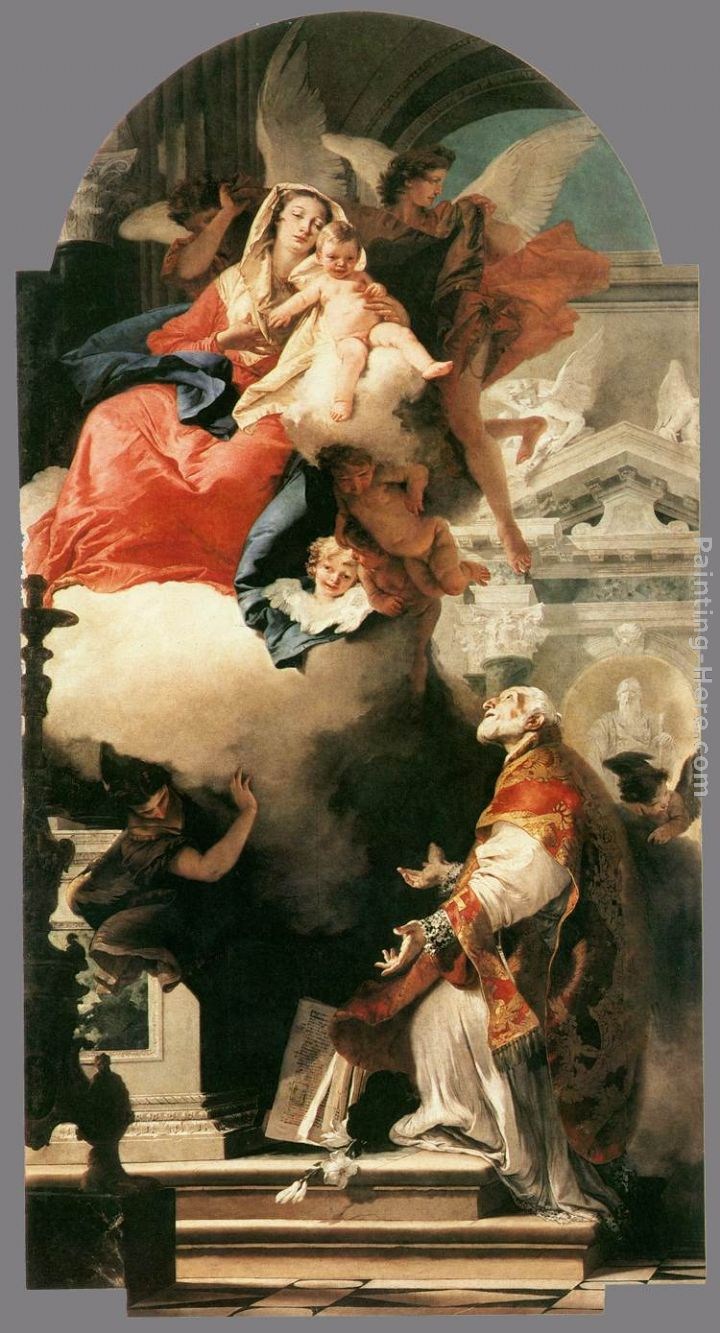 Giovanni Battista Tiepolo The Virgin Appearing to St Philip Neri